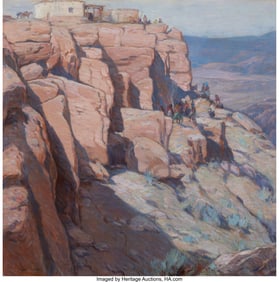 76037: Carl Oscar Borg (American, 1879-1947) Hopi Rain