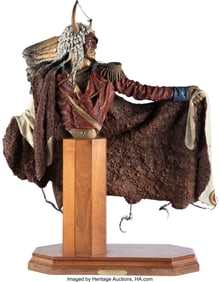 76051: Dave McGary (American, 1958-2013) Bear Tracks, 1