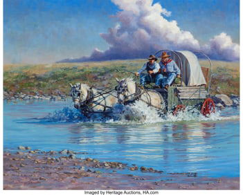 76066: Sonya Terpening (American, b. 1954) Racing the R