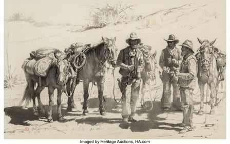 76072: Melvin Charles Warren (American, 1920-1995) Cowb