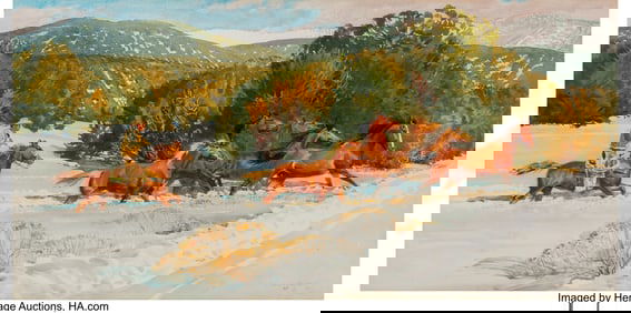 76074: Robert E. Lougheed (American, 1910-1982) Sangre