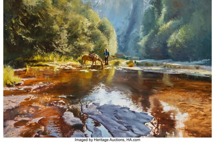 76084: Oleg Stavrowsky (American, 1927-2020) Silver Riv