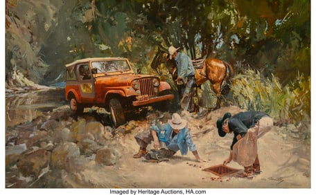 76085: Oleg Stavrowsky (American, 1927-2020) Checker Sh