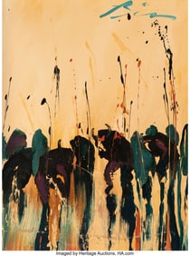 76089: Earl Biss (American, 1947-1998) Calling the Hunt