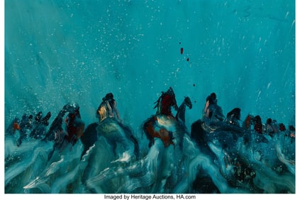 76091: Earl Biss (American, 1947-1998) Night Circle, 19