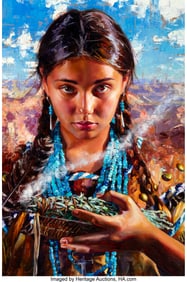 76095: Jeremy Winborg (American, b. 1979) Rising Prayer