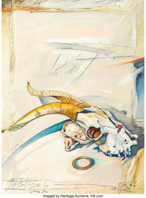 76102: John H. Fincher (American, b. 1941) Goat Head wi