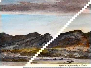 76112&colon; Peter Hurd &lpar;American&comma; 1904-1984&rpar; At Nightfall&comma; 1