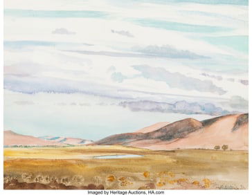 76113&colon; Peter Hurd &lpar;American&comma; 1904-1984&rpar; East of Hondo W