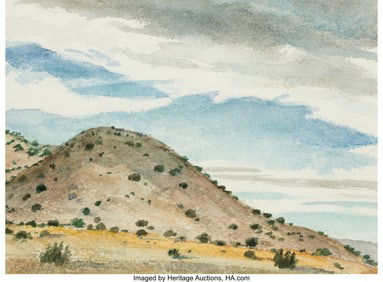 76114&colon; Peter Hurd &lpar;American&comma; 1904-1984&rpar; Sentinel Peak W