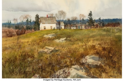 76125&colon; Paul Strisik &lpar;American&comma; 1918-1998&rpar; Meadow&comma; India