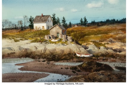 76126&colon; Paul Strisik &lpar;American&comma; 1918-1998&rpar; Low Tide&comma; Ind