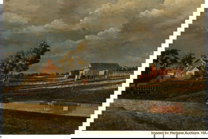 76129&colon; John Chumley &lpar;American&comma; 1928-1984&rpar; The Farm Oil 