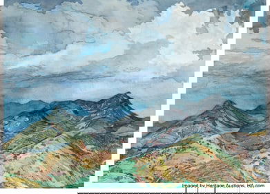 76164&colon; George Harkins &lpar;American&comma; b&period; 1934&rpar; Summer&comma; Sky a