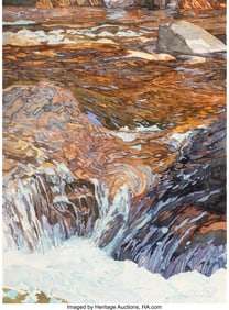 76165&colon; George Harkins &lpar;American&comma; b&period; 1934&rpar; Waterfall Stu