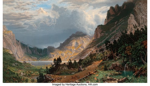 76168&colon; Albert Bierstadt &lpar;American&comma; 1830-1902&rpar; The Storm