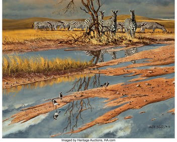 76185&colon; David Schaefer &lpar;American&comma; 1949-2012&rpar; Zebra's at 