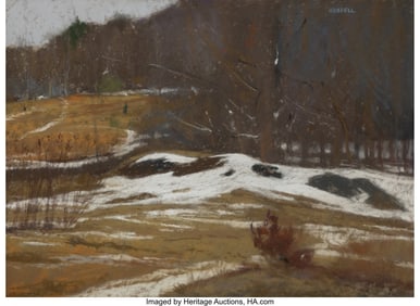 76201&colon; Albert George Handell &lpar;American&comma; b&period; 1937&rpar; Snowy 