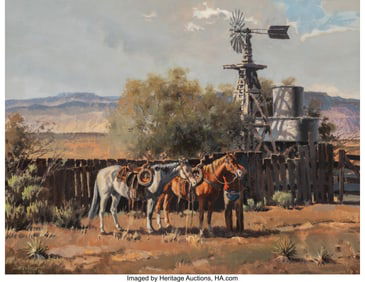 76226&colon; James Erwin Boren &lpar;American&comma; 1921-1990&rpar; Saddled 