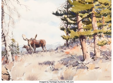 76234&colon; James Erwin Boren &lpar;American&comma; 1921-1990&rpar; Moose Al
