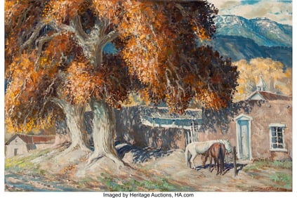 76235&colon; Ben Turner &lpar;American&comma; 1912-1966&rpar; Sunday Afternoo