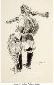 76246&colon; Ned Jacob &lpar;American&comma; b&period; 1938&rpar; Cree Hunter&semi; The H