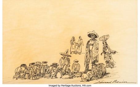 76247&colon; Edward Borein &lpar;American&comma; 1873-1945&rpar; The Pottery 