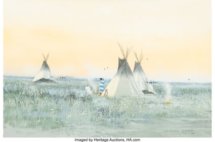 76251&colon; Douglas Ricks &lpar;American&comma; 1954-2003&rpar; Around Campf