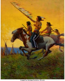 76255&colon; Hobart D&period; Stitt &lpar;American&comma; b&period; 1880&rpar; Galloping Wa