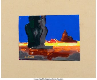 76283&colon; Conrad Buff &lpar;American&comma; 1886-1975&rpar; Untitled Gouac