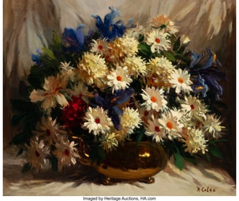 76295&colon; Rudolph Colao &lpar;American&comma; 1927-2014&rpar; Still-life w