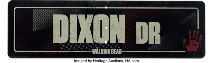 11638&colon; "Dixon Dr&period;" Street Sign Used at Riverwood Studio