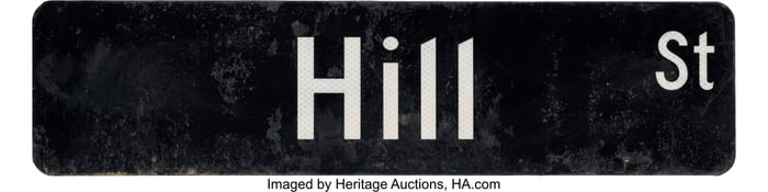 11661&colon; The Commonwealth Hill St&period; Sign from The Walking 