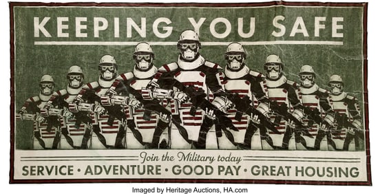 11717&colon; Commonwealth Community&comma; Pair of Propaganda Banne