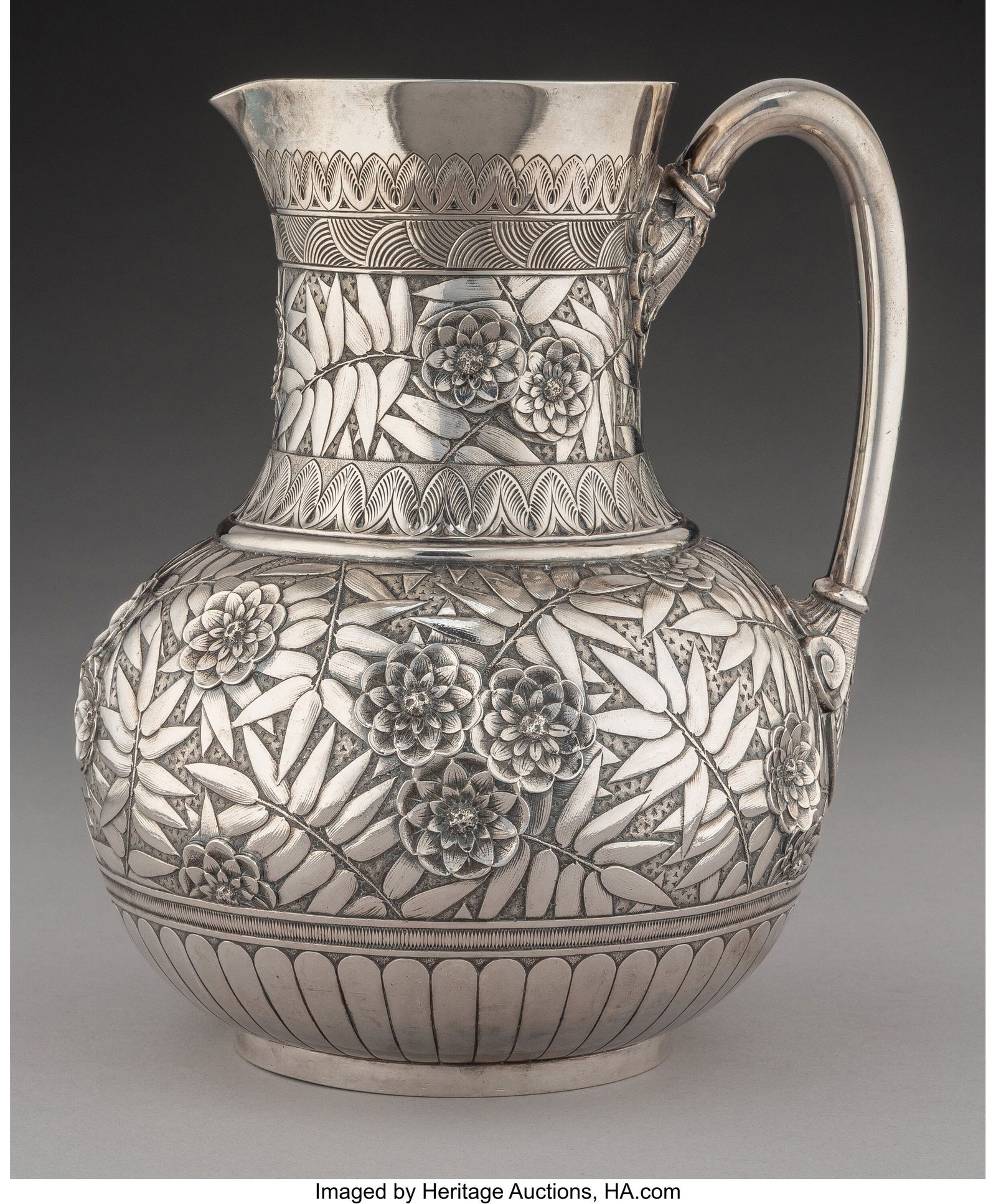 A Kennard & Jenks Silver Pitcher, Boston, 1876-1 (1 of 6)