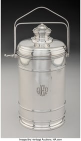 74187: A Lebkuecher & Co. Silver Ice Bucket, Newark, Ne