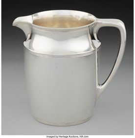 74190: A Tiffany & Co. Silver Pitcher, New York, circa