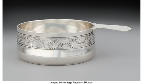74193: A Tiffany & Co. Noah's Ark Pattern Silver Baby P