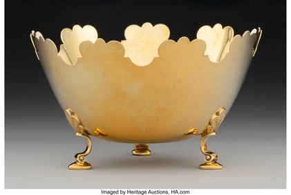 74194: A Tiffany & Co. Gilt Silver Monteith Bowl, New Y