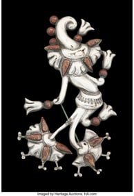 74211: A William Spratling Silver and Copper Tree of Li