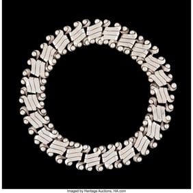 74230: A William Spratling Silver Necklace, Taxco, Mexi