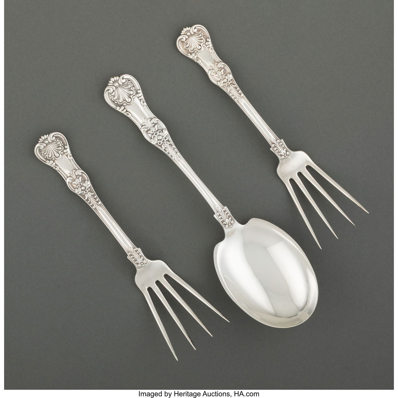 Three Tiffany & Co. English King Pattern Silver (1 of 3)