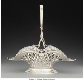 74292: A Tiffany & Co. Reticulated Silver Basket, New Y