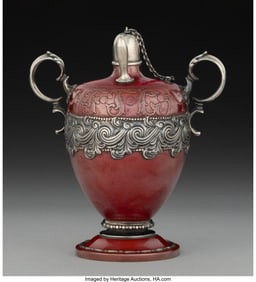 74297: A Tiffany & Co. Silver and Mixed Metal Cigar Lig