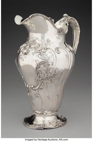 74302: A Gorham Mfg. Co. Silver Pitcher, Providence, Rh