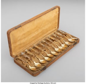 74305: A Set of Twelve Gorham Mfg. Co. Nuremburg Patter