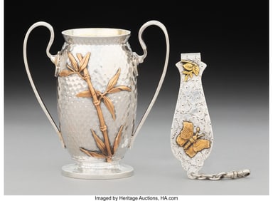 74312: A Dominick & Haff Partial Gilt Silver and Mixed