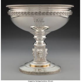 74319: A William Gale & Son Silver Footed Centerpiece,