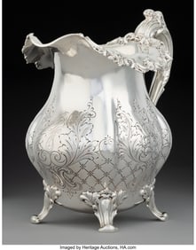 74336: A J.E. Caldwell & Co. Silver Water Pitcher, Phil