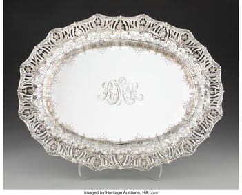 74337: A Graff, Washbourne & Dunn Reticulated Silver Pl